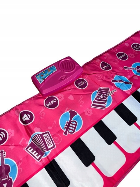 Coolplay Mata Muzyczna Interaktywna dla dzieci RÓŻOWA