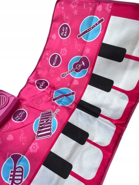 Coolplay Mata Muzyczna Interaktywna dla dzieci RÓŻOWA