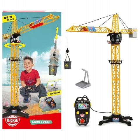 Dźwig Gigant Pojazd Zdalnie Sterowany z dźwiękiem Dickie Toys 100 cm