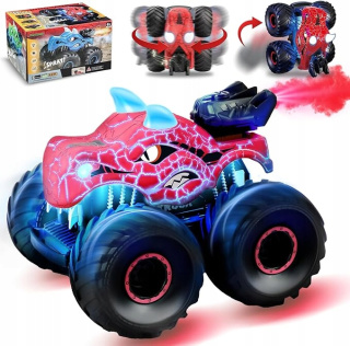 Monster Truck Dinozaur Zdalnie Sterowany Samochód RC Światła Muzyka