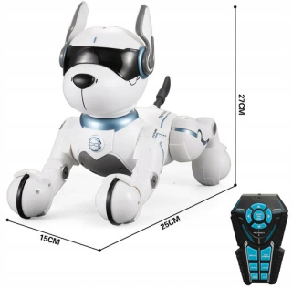 Interaktywny Robo Pies Zdalnie Sterowany Ziggy - robi sztuczki Powystawowy