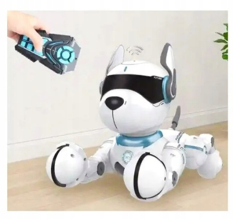 Interaktywny Robo Pies Zdalnie Sterowany Ziggy - robi sztuczki Powystawowy