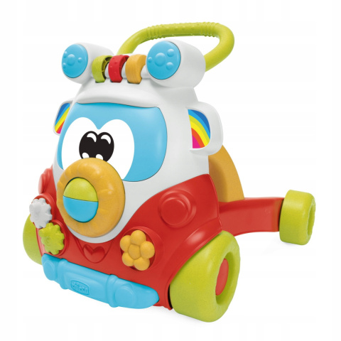 Pchacz Wesoły Autobus CHICCO 9m+ USZKODZONE OPAKOWANIE