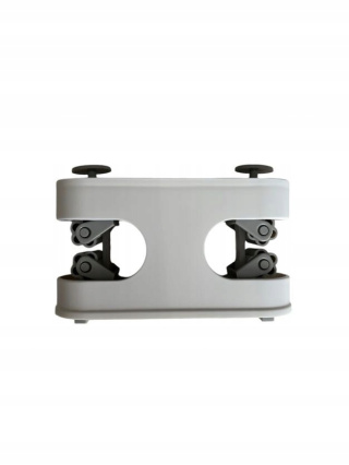 Uchwyt na szczotki i mopy na przyssawki BIAŁY