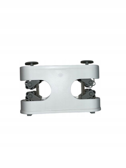 Uchwyt na szczotki i mopy na przyssawki BIAŁY