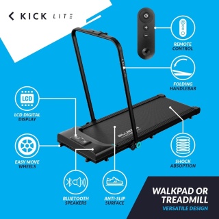 Bieżnia Bluefin Fitness Kick LITE Walking Pad - Bieżnia pod Biurko Powystawowy