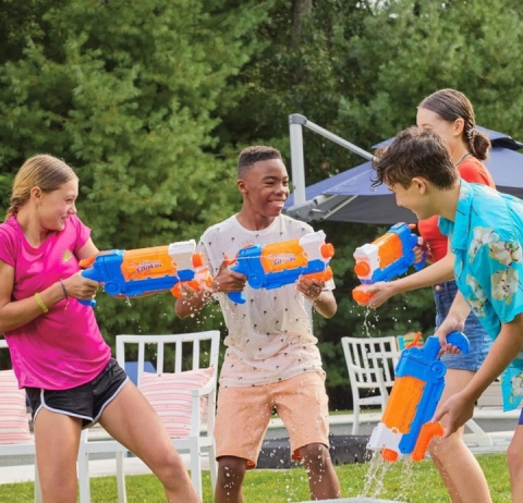 Blaster Pistolet na wodę Nerf Super Soaker Flip Fill Water Po zwrocie