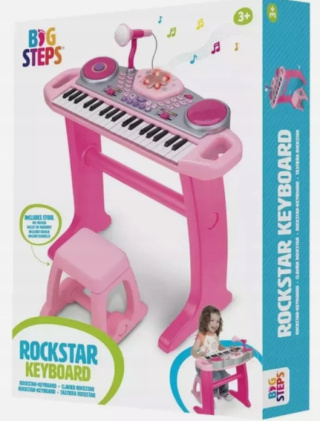 Elektroniczne Pianino Keyboard Girl's Play Toy Music Piano Sound Lights POWYSTAWOWY