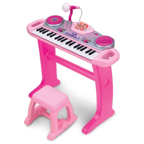 Elektroniczne Pianino Keyboard Girl's Play Toy Music Piano Sound Lights POWYSTAWOWY