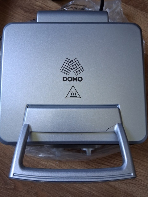 Gofrownica Domo DO9149W 1400 W srebrny/szary NOWY z DEFEKTEM