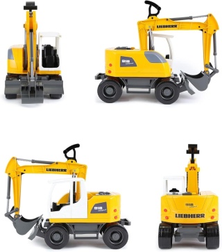 Koparka Pojazd Budowlany Liebherr 48 Cm Ruchoma Łyżka Lena Worxx Powystawowy