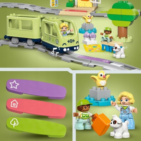 LEGO Duplo Przygoda z interaktywnym pociągiem 10427 POWYSTAWOWY