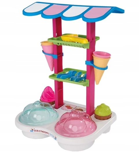 Stoisko z Lodami do Piaskownicy Lody Foremki do Piasku dla Dzieci NOWY