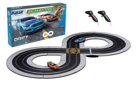 Zestaw torów wyścigowych dla dzieci Scalextric Drift 360 Race Set UŻYWANY