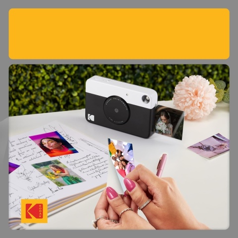 Aparat Błyskawiczny Polaroid Kodak PRINTOMATIC Czarny PO ZWROCIE