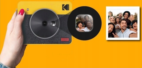 Aparat z drukarką KODAK Mini Shot 3 Retro żółty (format zdjęć 3 x 3") POWYSTAWOWY