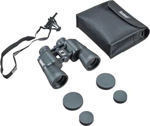 Lornetka Bushnell Pacifica Porro 10-30x50 obserwacja ptaków - czarna POWYSTAWOWY