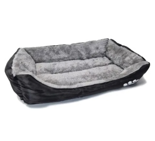 Miękkie szare legowisko dla zwierząt rozmiar XS