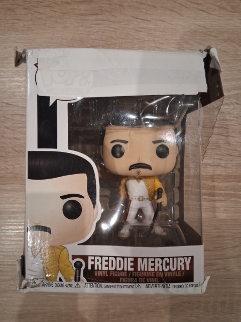 Oryginalna Figurka FUNKO POP Queen: Freddy Mercury (Wembley 1986) PO ZWROCIE
