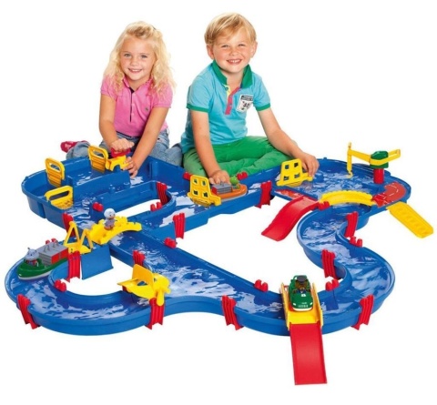 Tor Wodny Zabawki do budowania AquaPlay AmphieWorld 145x156 cm PO ZWROCIE