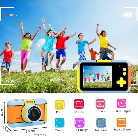 Aparat Dla Dzieci Smart Camera D7 24-70MM 1080p HD Wyświetlacz 2,4'' PO ZWROCIE