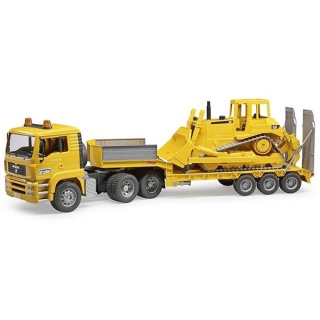 BRUDER MAN TGA ciężarówka + buldożer CAT zestaw dla dzieci 01628 NOWY