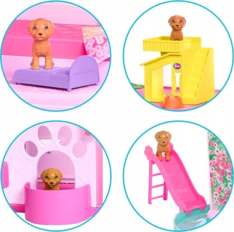 Barbie Dreamhouse Dom Marzeń Domek dla lalek ze zjeżdżalnią windą 114 cm NOWY