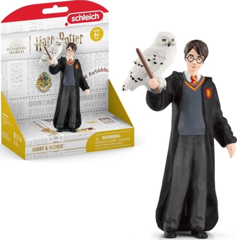 Figurka Harry'ego Pottera i Jadwigi Schleich Wizarding NIEKOMPLETNY