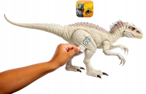 Figurka akcji Mattel Jurassic World Indominus Rex z dźwiękiem i światłem NOWY