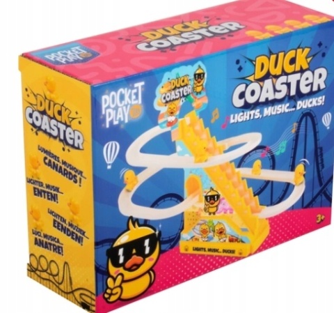 Gra Zestaw Pocket Play Duck Rollercoaster kaczuszki NOWY