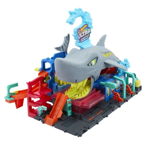Hot Wheels City Ultra Myjnia Rekina Zestaw do zabawy 3+ Mattel NOWY
