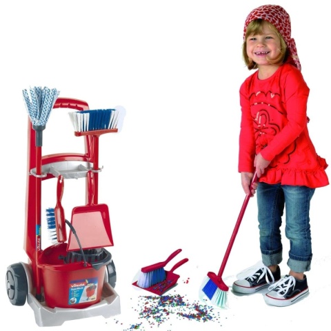KLEIN Wózek do sprzątania dla dzieci Vileda Junior zestaw NOWY