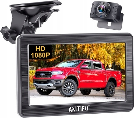 Kamera Do Cofania Samochodowa AMTIFO A2 HD 1080P z monitorem NOWY
