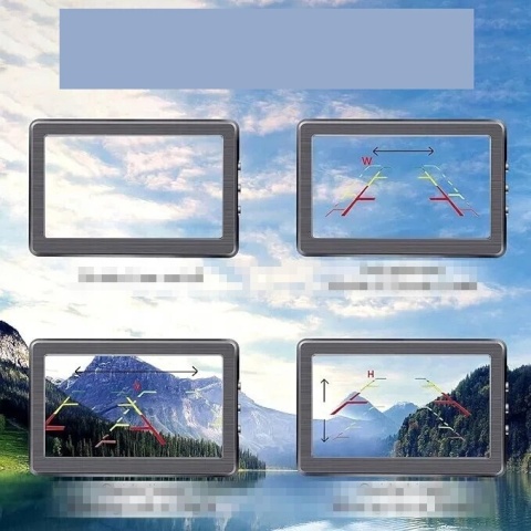 Kamera Do Cofania Samochodowa AMTIFO A2 HD 1080P z monitorem NOWY