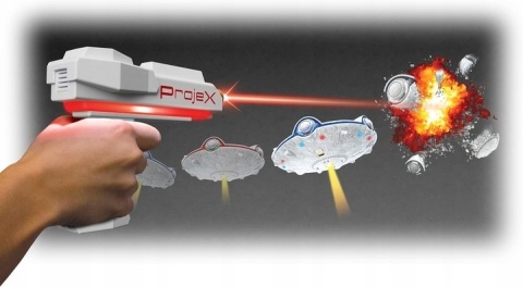 Konsola do gier ProjeX Arcade Blaster dla dzieci z projekcją PO ZWROCIE