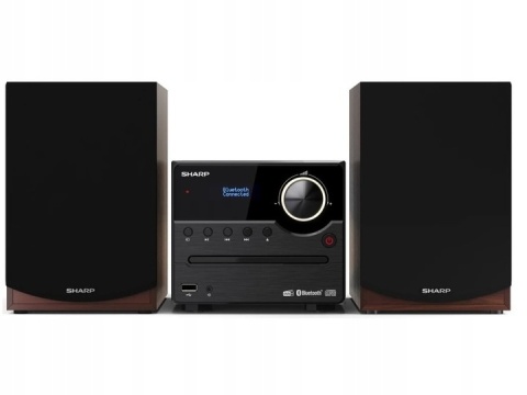 Mikrosystem Wieża Hi-Fi Sharp XL-B517D Brązowy Bluetooth CD Radio FM USB