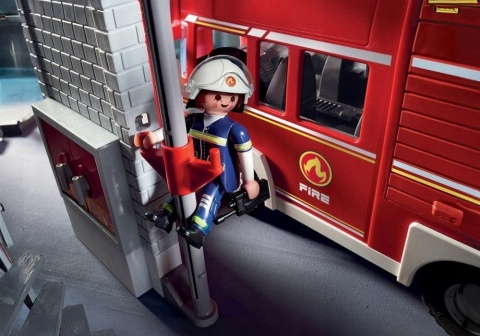 PLAYMOBIL Action Heroes Straż Pożarna Wóz Strażacki 185 elementów 4 lata + POWYSTAWOWY