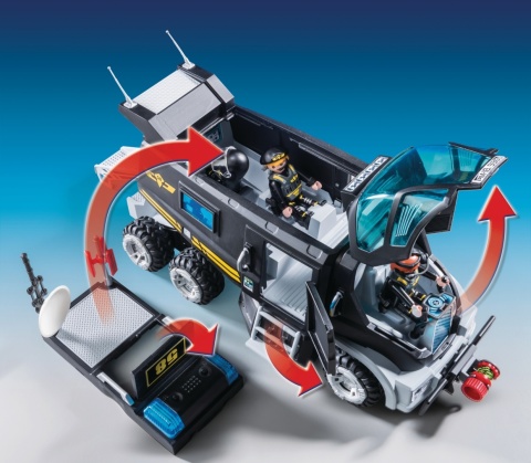 Playmobil 9360 City Action Samochód SWAT światło dźwięk policja NOWY