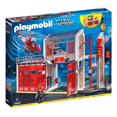 Playmobil Duża Remiza strażacka 9462 zestaw dla dzieci +4 lata Powystawowy