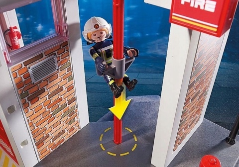 Playmobil Duża Remiza strażacka 9462 zestaw dla dzieci +4 lata Powystawowy