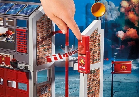Playmobil Duża Remiza strażacka 9462 zestaw dla dzieci +4 lata Powystawowy