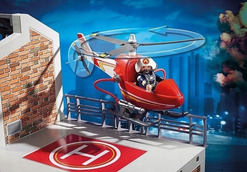 Playmobil Duża Remiza strażacka 9462 zestaw dla dzieci +4 lata Powystawowy