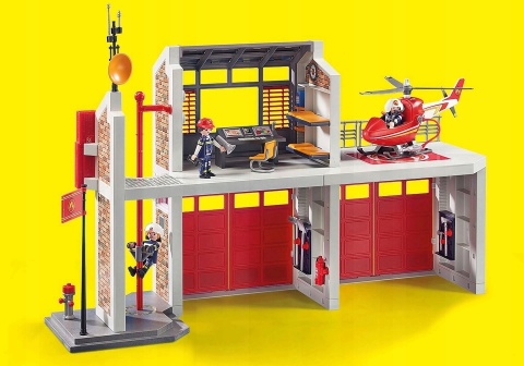 Playmobil Duża Remiza strażacka 9462 zestaw dla dzieci +4 lata Powystawowy