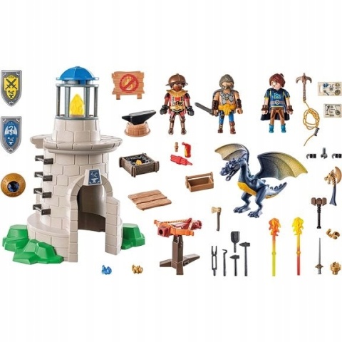 Playmobil Novelmore Rycerska wieża z kowalem i smokiem 71483 NOWY