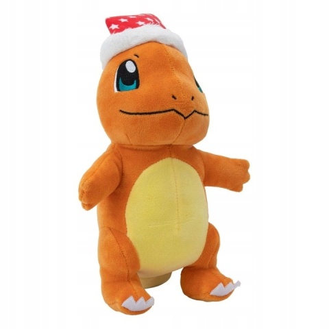 Pluszak - Pokémon Charmander Christmas 20cm z czapką świąteczną NOWY
