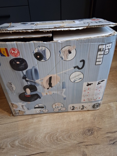 Smoby Toys Smoby - Be Fun Blue Tricycle - Rower PO ZWROCIE