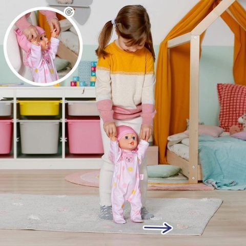 BABY born Interaktywna Lalka EMILY Walk with Me 43 cm nauka chodzenia NOWY