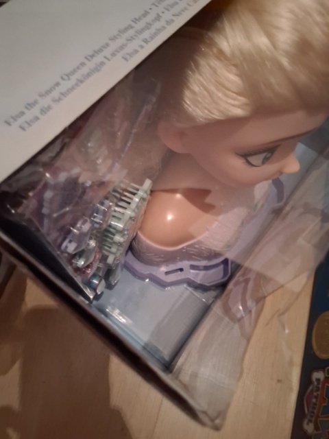 Disney Kraina Lodu 2 Deluxe ELSA głowa do stylizacji