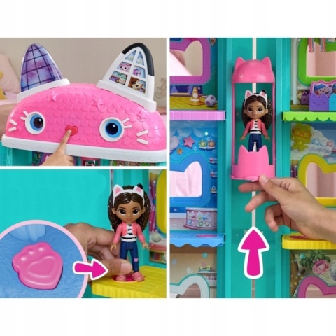 Domek Spin Master Koci Domek Gabi Gabby Mew-mazing Dollhouse NOWY