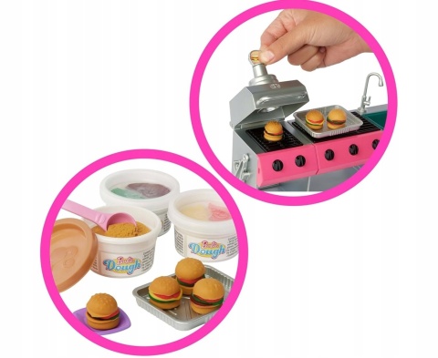 LALKA BARBIE KAMPER MARZEŃ DREAM CAMPER auto dla lalek Barbie + akcesoria POWYSTAWOWY